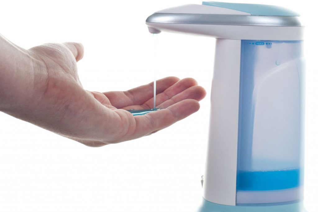 5 видов антисептиков с дозатором для рук - сенсор