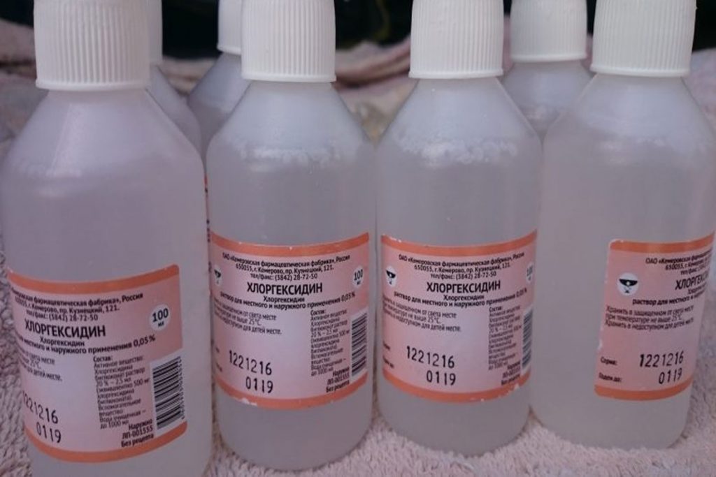 Хлоргексидин и антисептик 911 для кожи - сделать дома