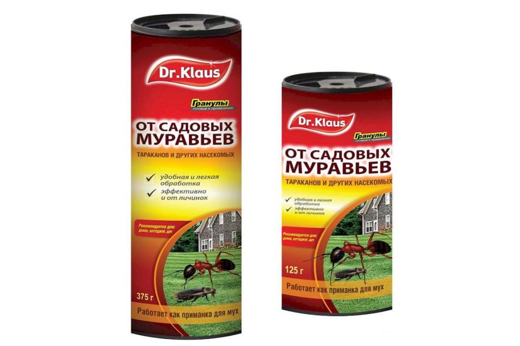 Гранулы DR. KLAUS для быстрого и эффективного уничтожения муравьев